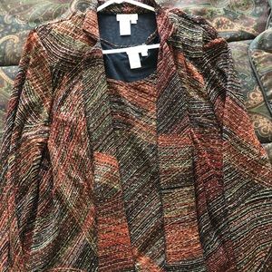 Jacket with matching blouse